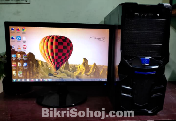 i5 4th Zen Full Desktop Computer  Setup With 19'' Monitor